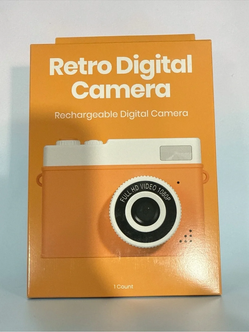 Retro Digital Camera - Orange